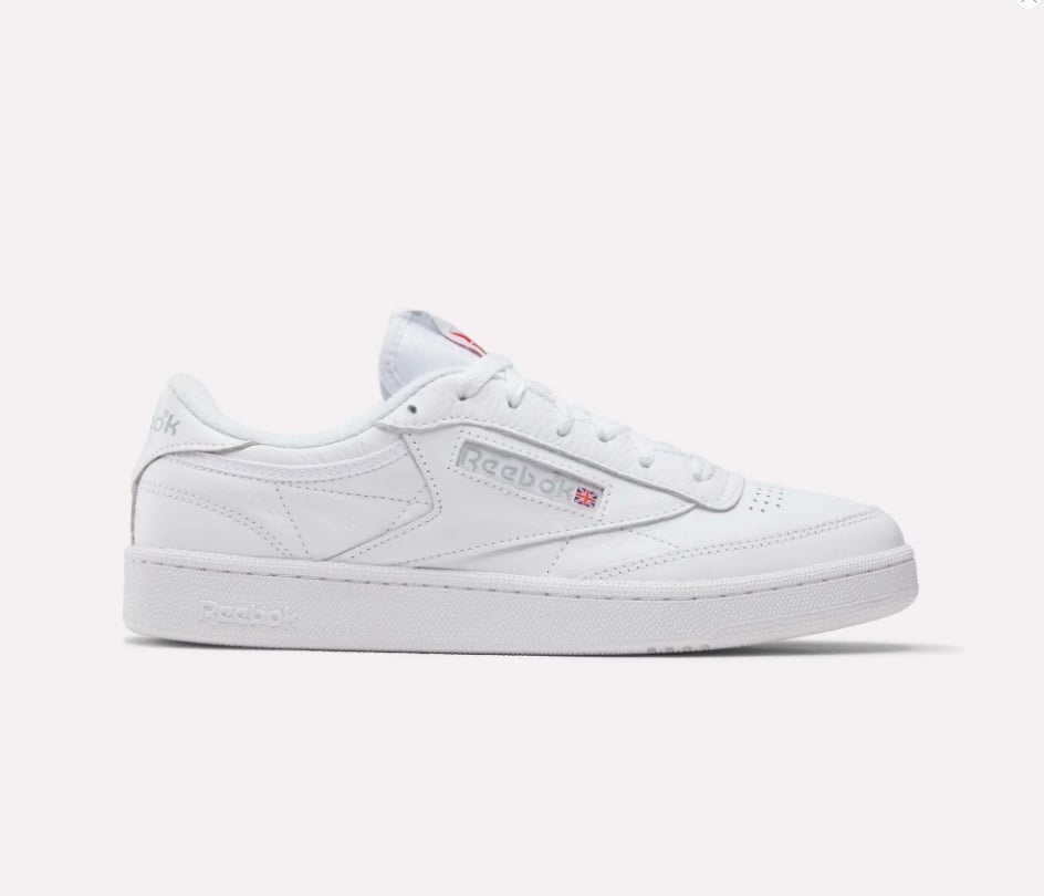 rebook, zapatos, blancos, clasicos 