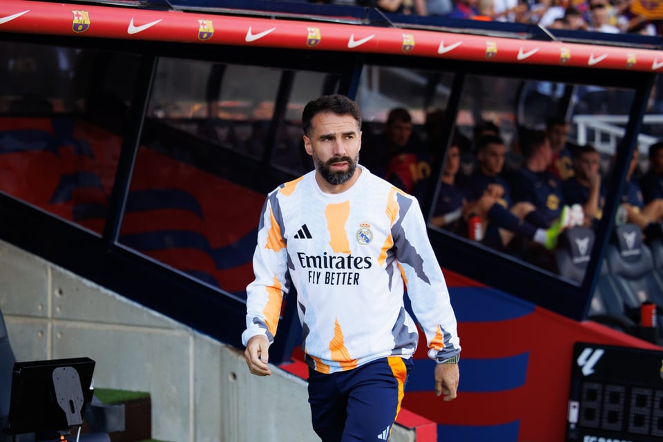 Real Madrid pierde a Carvajal para el Clásico