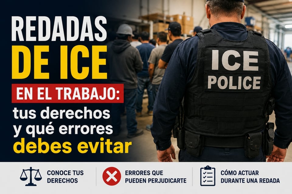 Redadas de ICE: los errores más comunes de los inmigrantes