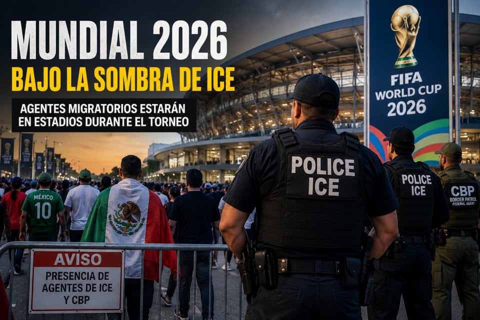 Mundial 2026 arranca con ICE vigilando estadios en EE.UU.