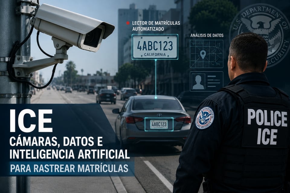 ¿Cómo funcionan las cámaras de rastreo de matrículas utilizadas por ICE?