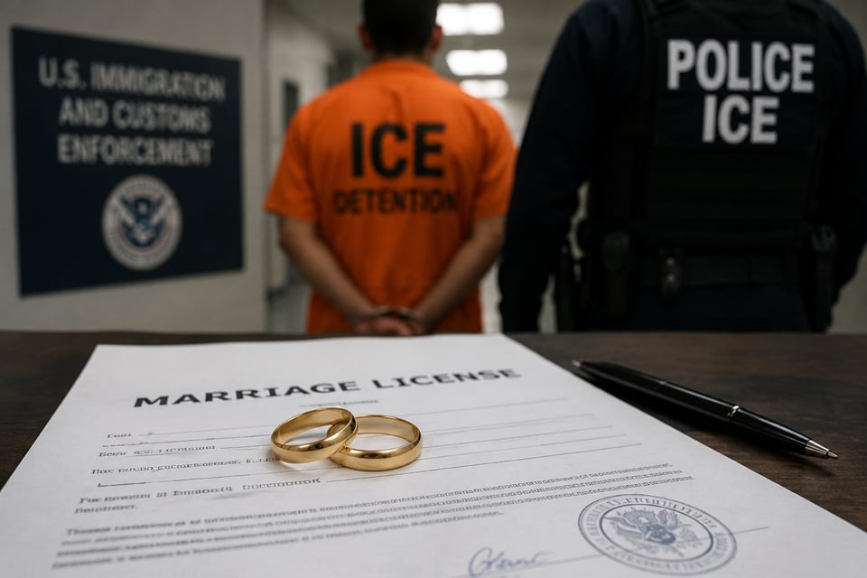 ICE permite bodas de detenidos bajo custodia