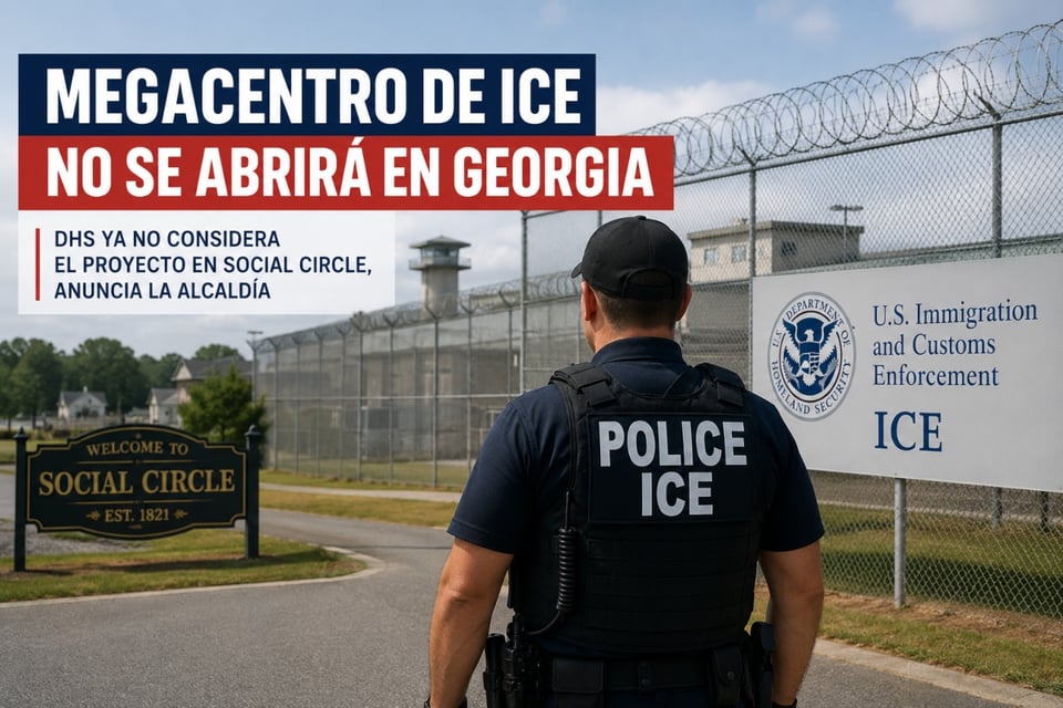 DHS frena megacentro de ICE en Georgia