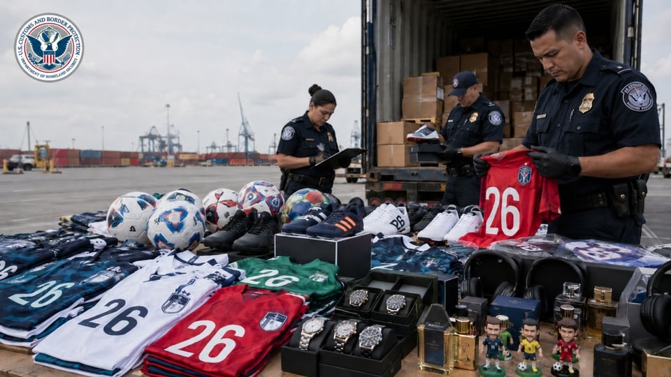 Mercancía falsa del Mundial es decomisada