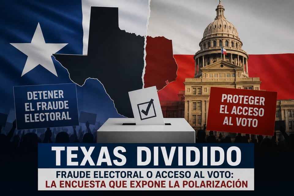 Texas enfrenta guerra política por el voto: Votantes divididos por el fraude electoral