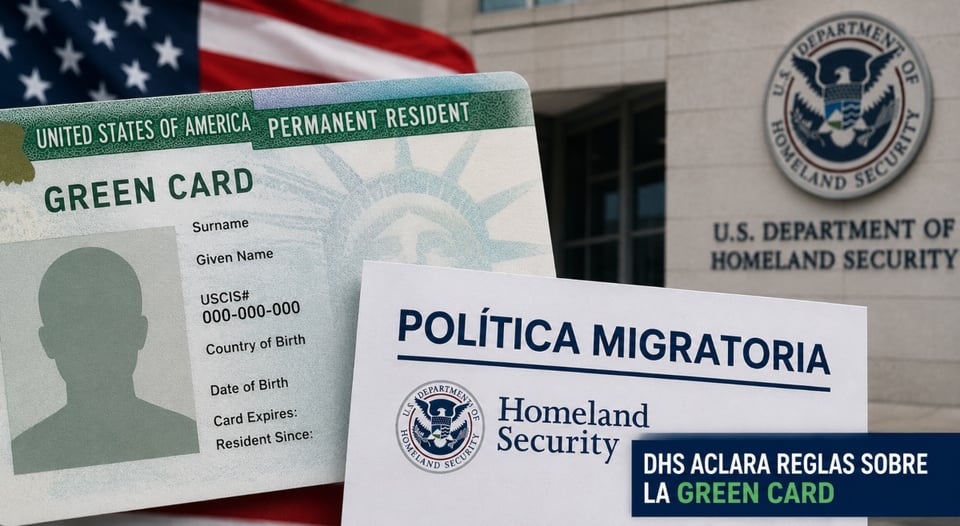 DHS aclara quiénes sí podrán obtener la green card sin salir de EE.UU.