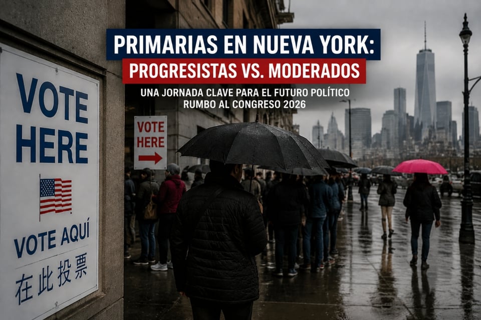 Primarias en Nueva York: la batalla entre el ala socialista de Mamdani y los demócratas moderados