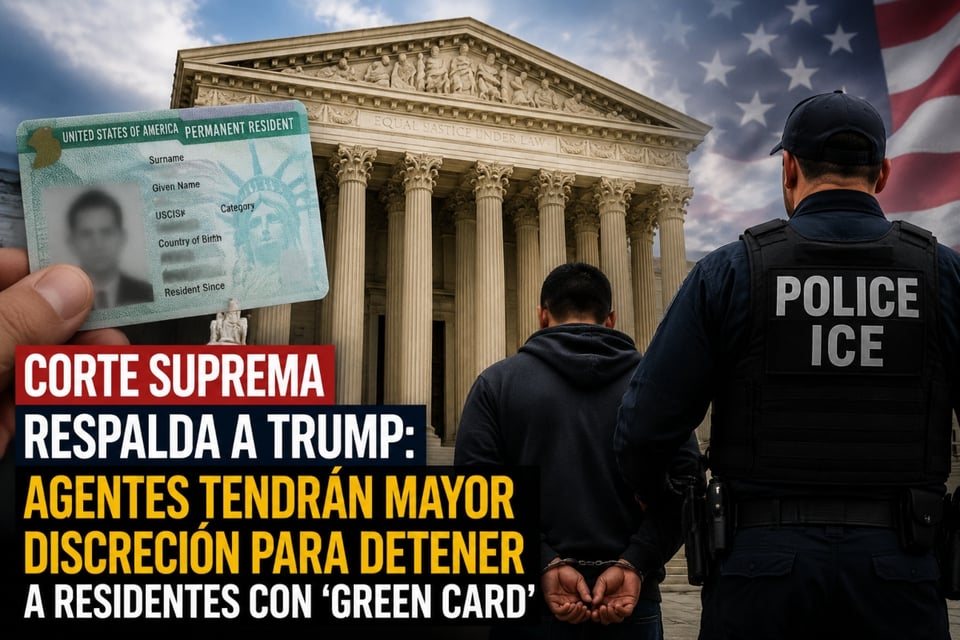 Corte Suprema respalda a Trump y endurece control migratorio sobre “green card”