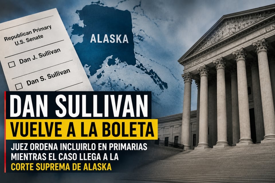 Un hombre con el mismo nombre que el senador estadounidense Dan Sullivan es elegible para la boleta electoral de las primarias de Alaska