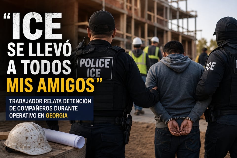 “Desaparecieron camino al trabajo”: Trabajador acusa a ICE de llevarse a cuatro compañeros