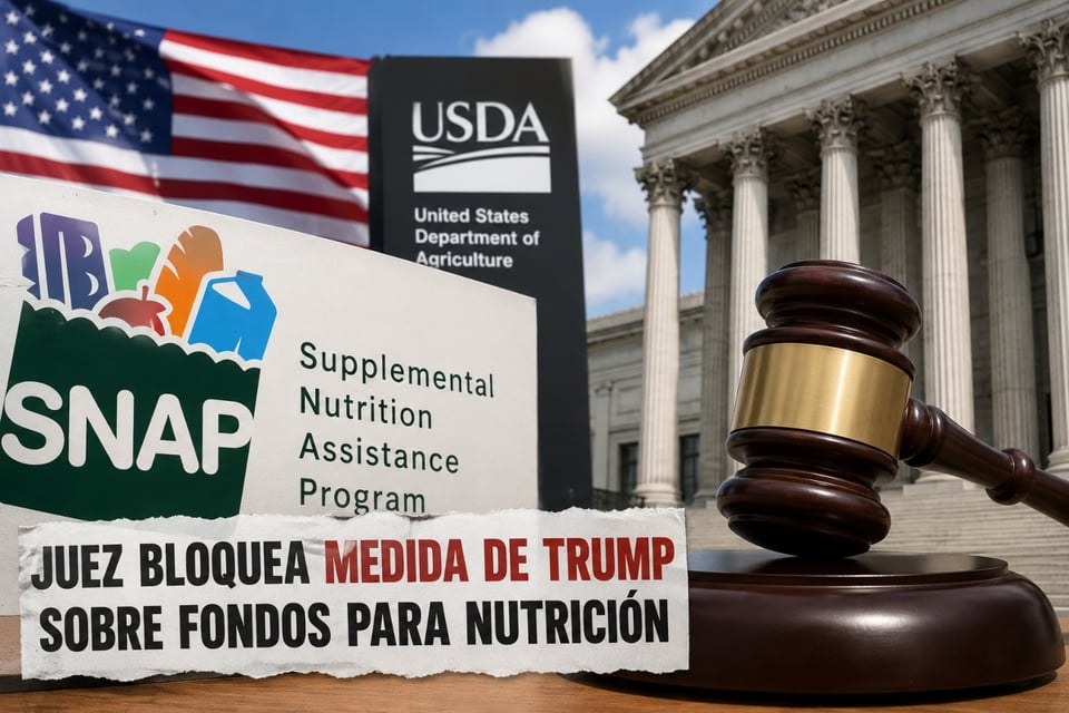 Juez frena plan de Trump que condicionaba ayuda alimentaria