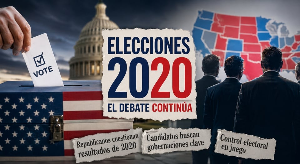Republicanos que negaron la victoria de Biden buscan controlar elecciones
