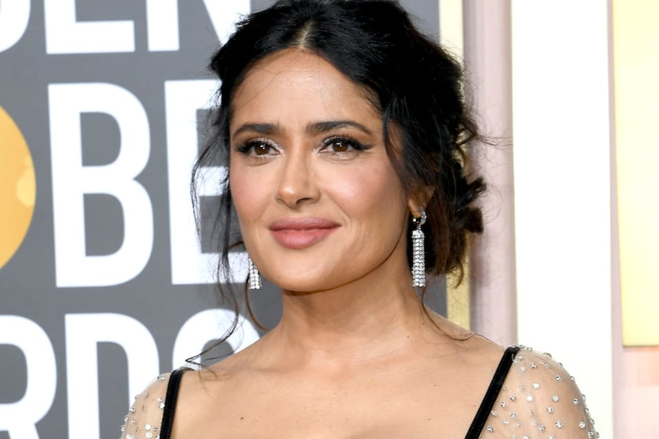 Salma Hayek en el Mundial