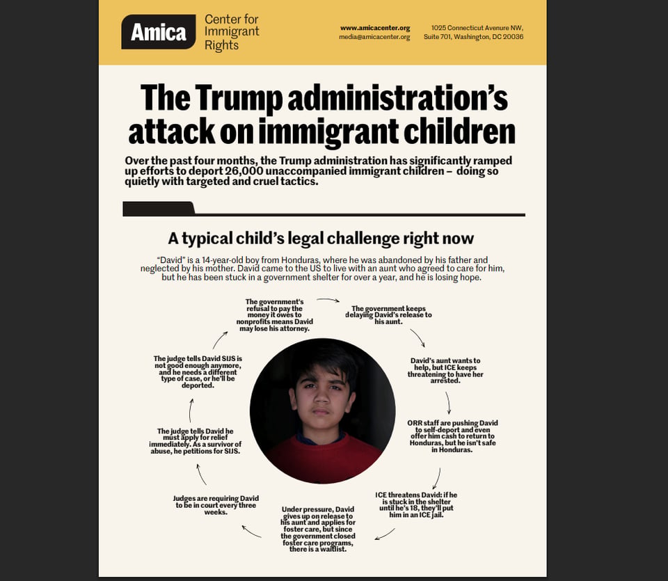 amica, inmigrantes, trump, ninos, organizaciones