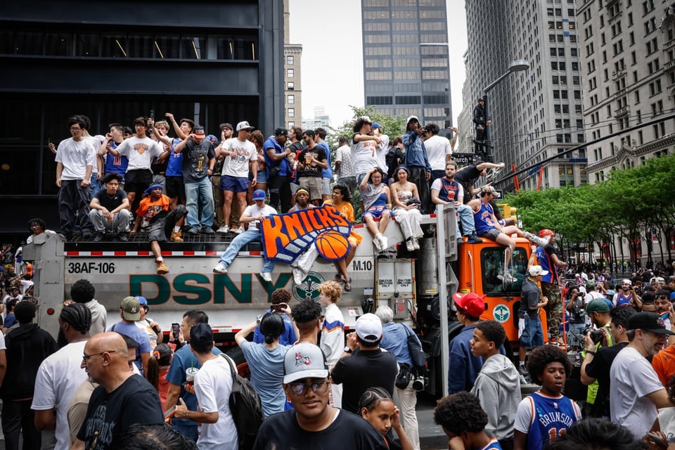 KNICKS, PARADE, CELEBRACION, NEW, YORK 