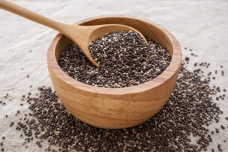 chia, granos, vitaminas, suplementos