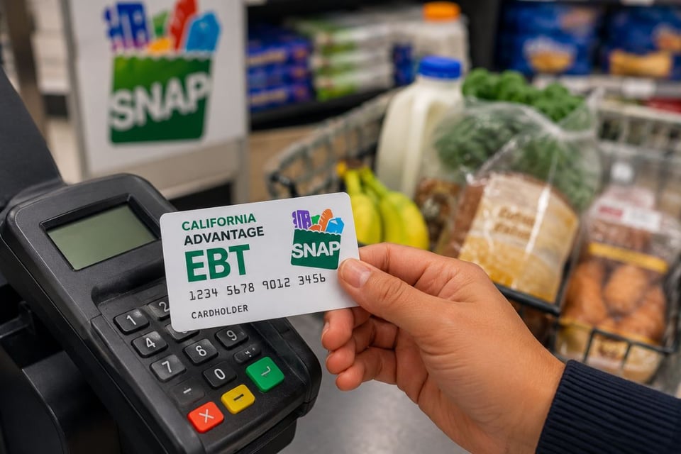 Pagos de cupones de alimentos SNAP en 3 estados esta semana