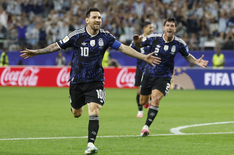 Argentina vence a Jordania con Messi protagonista