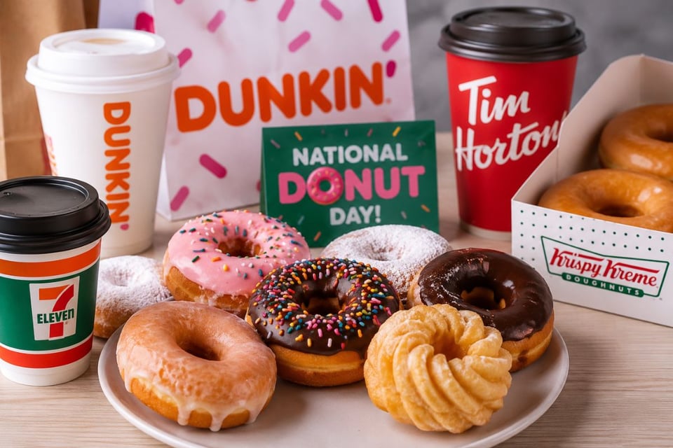 Dunkin’, Krispy Kreme y más: Consigue Donas gratis y descuentos por Día Nacional de la Dona