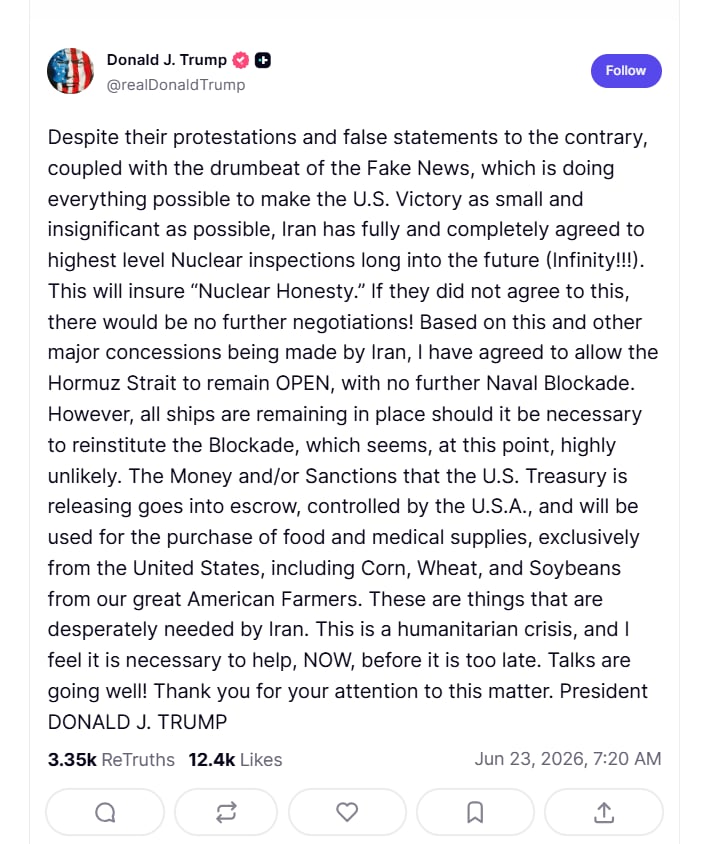 trump, inspecciones, nucleares, iran, ormuz 