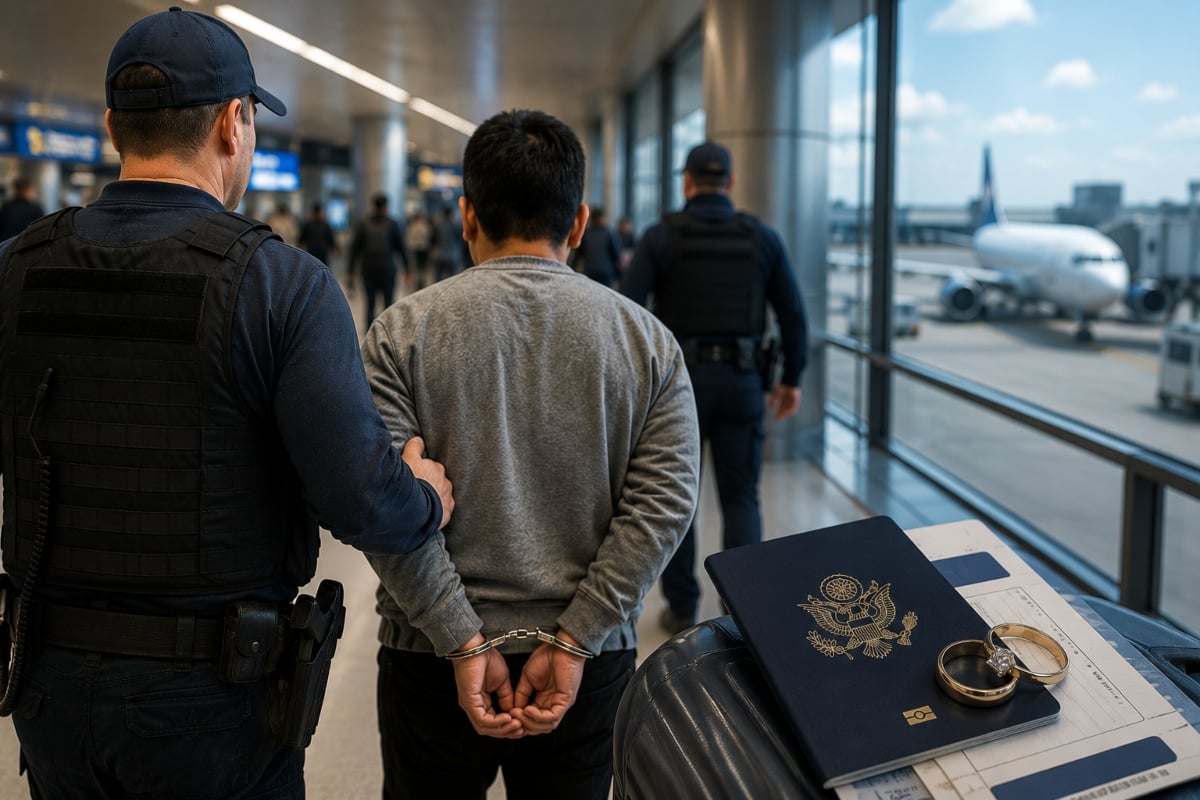 ¿Ni casarte con un ciudadano evita un arresto? Quiénes están en riesgo al viajar en avión
