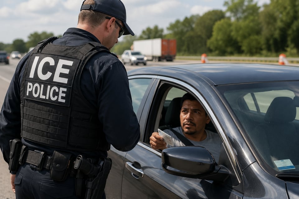 ¿Qué documentos son válidos durante un control del ICE?