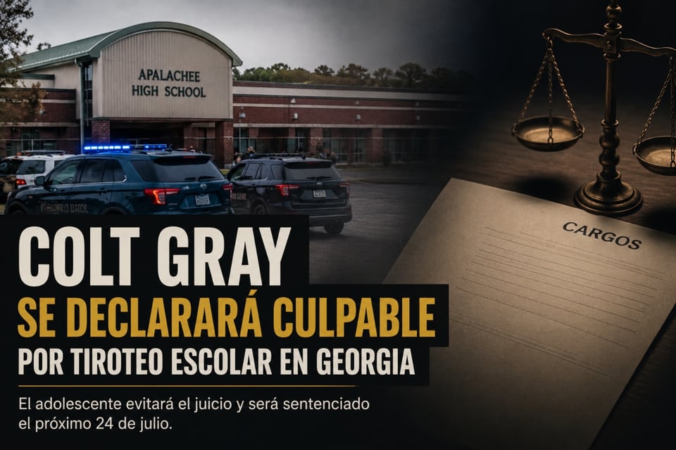 Adolescente acusado por tiroteo escolar con arma que recibió en Navidad aceptará culpabilidad