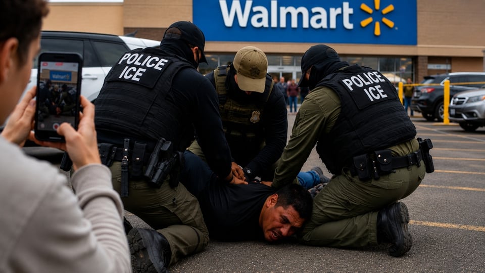 “Estoy sangrando”: agentes someten a hombre en Walmart
