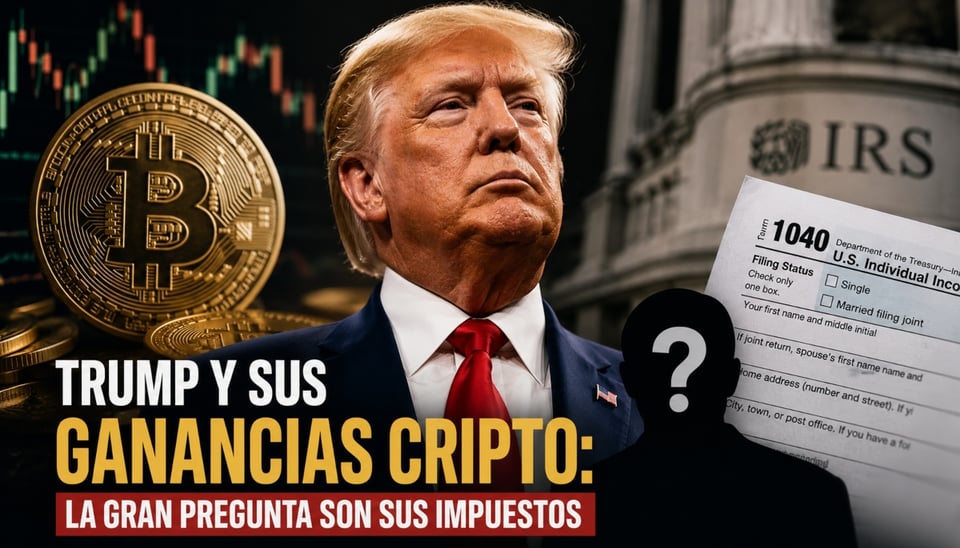 Trump gana 1.400 millones con criptomonedas y vuelve la incógnita sobre sus impuestos