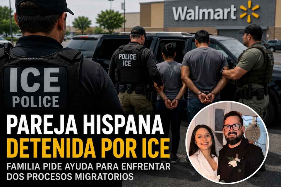 ICE detiene a pareja hispana en un Walmart de Atlanta y su familia pide ayuda