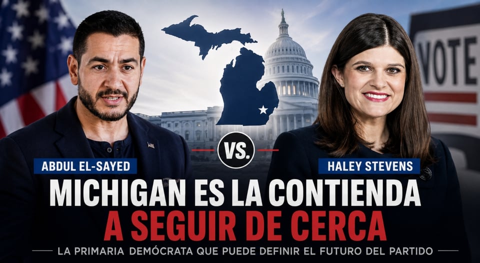 El-Sayed vs. Haley Stevens: Michigan pone a prueba el futuro del Partido Demócrata