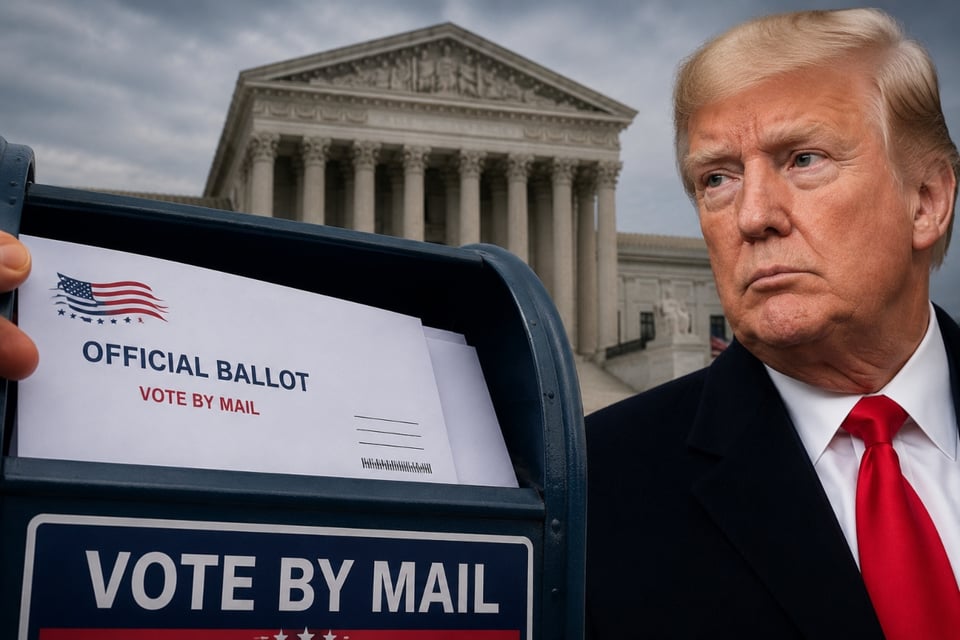 Tribunal frena plan de Trump para restringir el voto por correo antes de las elecciones de mitad de mandato