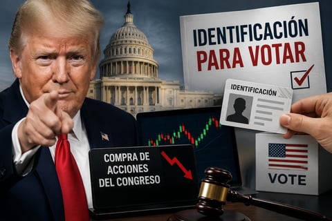 ¿Trump tendió una trampa política a los demócratas con la identificación para votar?