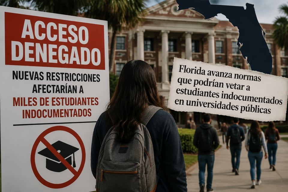 Florida cierra universidades a estudiantes indocumentados