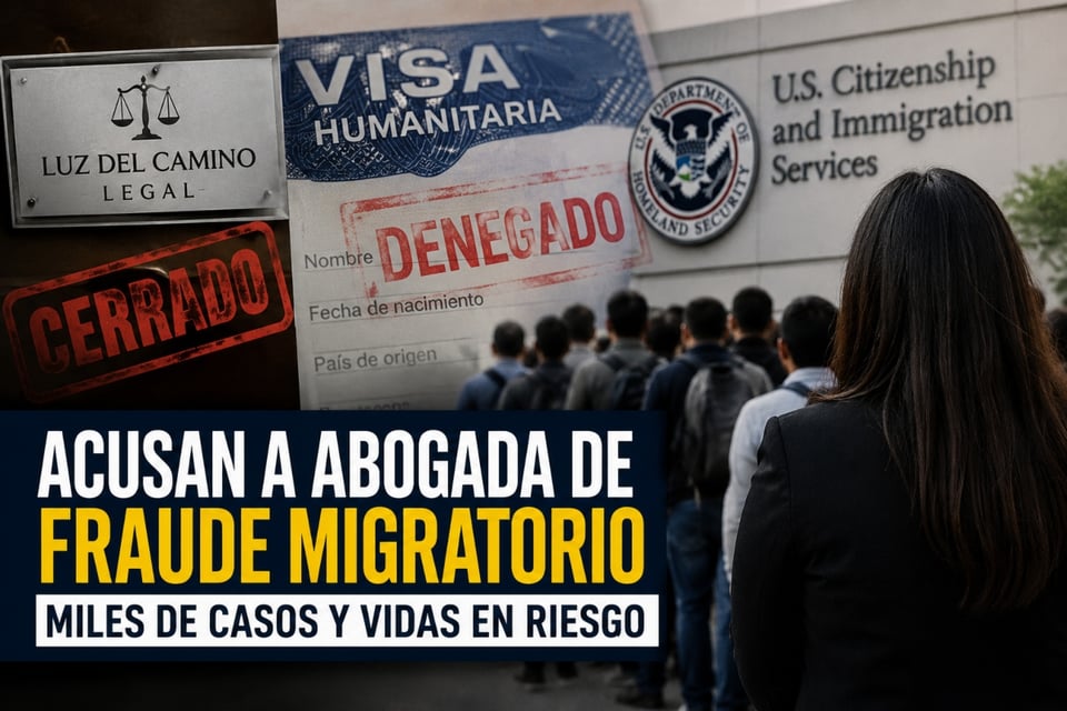 Investigan a abogada por presunto fraude migratorio; deja miles de casos bajo investigación