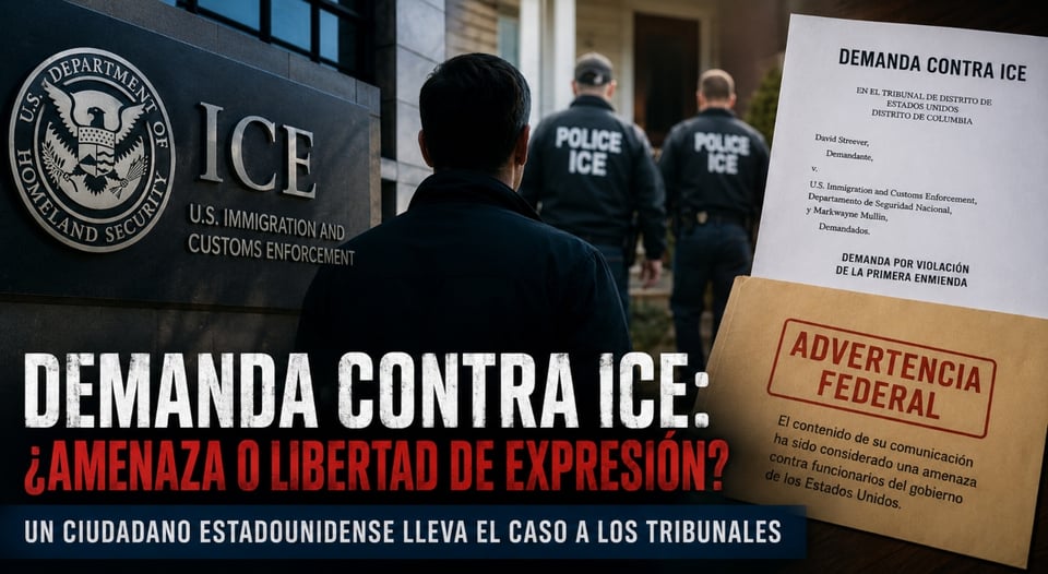 Ciudadano demanda al ICE por correo contra director