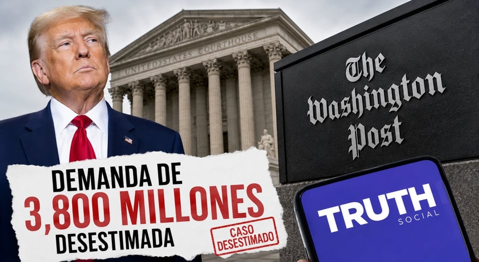Juez frena millonaria demanda de Trump Media por difamación