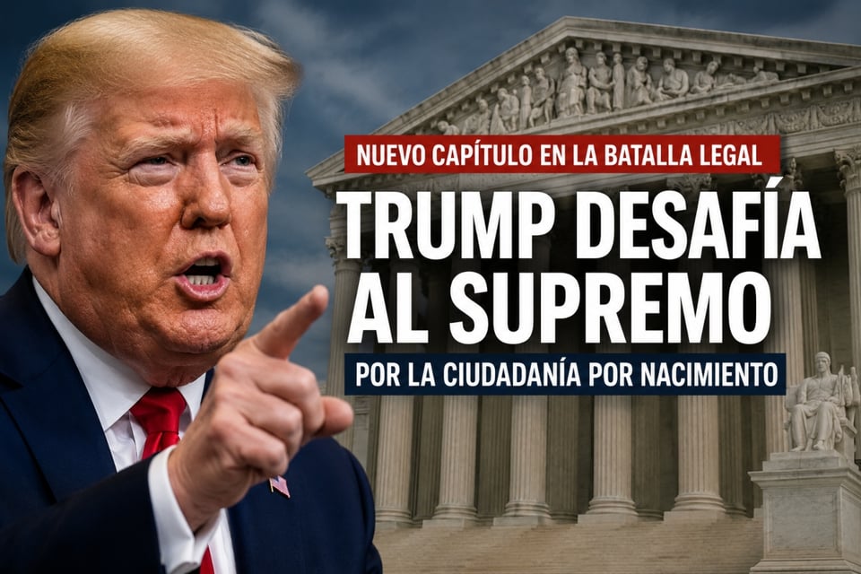 Trump pedirá nueva audiencia sobre ciudadanía por nacimiento