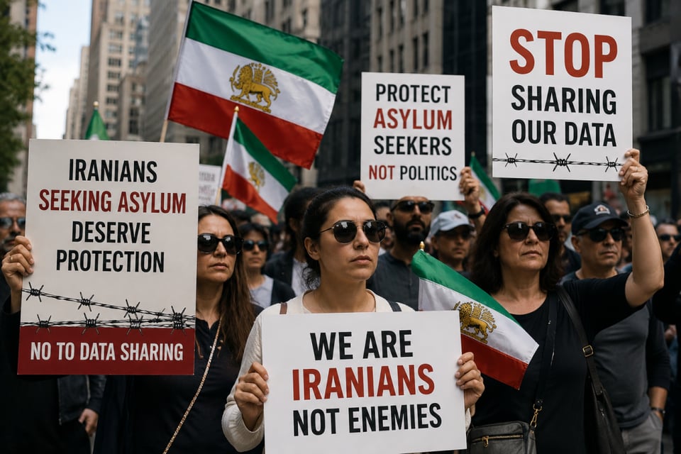 trump, demanda, demandan, iranies, asilados, asilo, informacion,