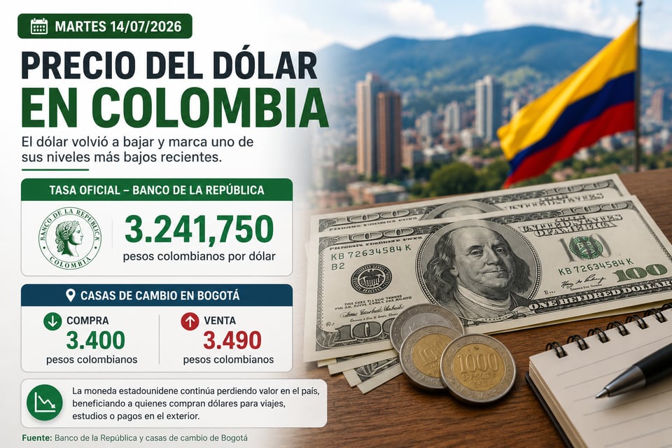 Colombia lleva al dólar a otro mínimo