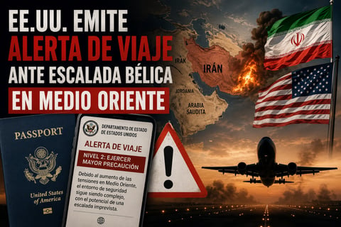 EEUU lanza alerta mundial de viaje por el conflicto con Irán: teme una escalada inesperada