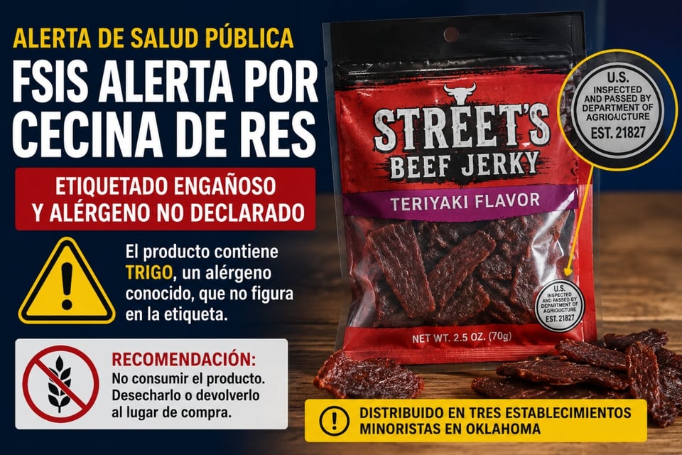 FSIS emite alerta por carne
