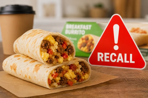 Retiran burritos vegetarianos por riesgo de alergia grave: detectan soya no declarada y salchicha en el producto