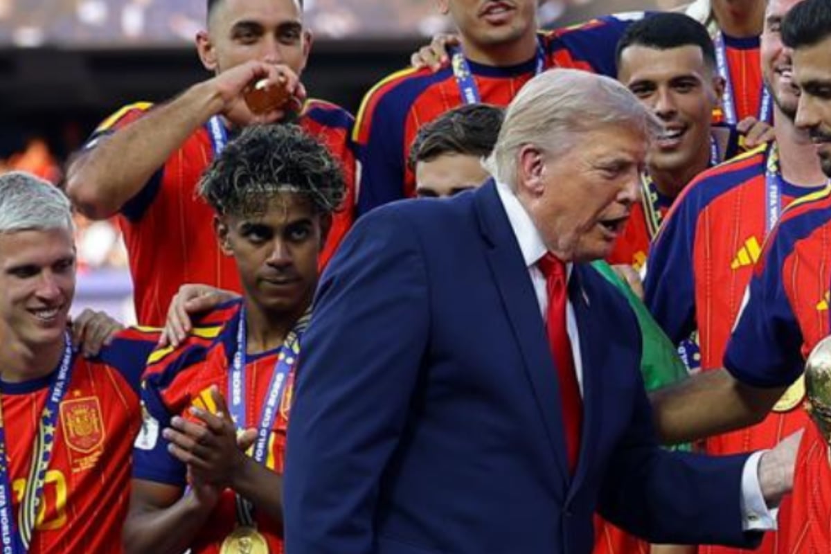 Spain Removes Donald Trump From Its World Cup Champions Photo
