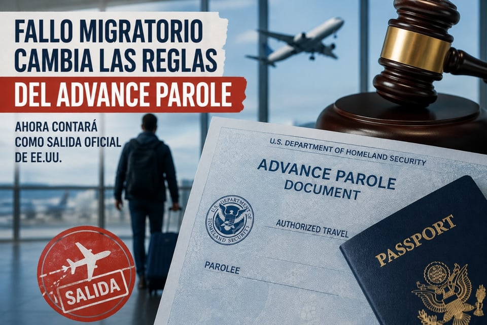 Advance Parole cambia: nuevo fallo puede complicar el ajuste de estatus de algunos inmigrantes