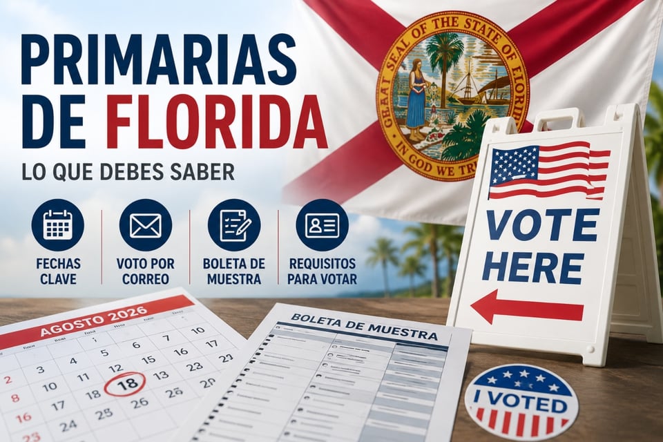 Elecciones en Florida: fechas y reglas que debes conocer