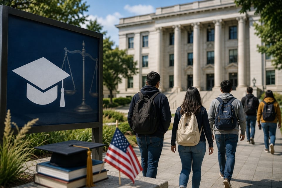 EE.UU. demanda a cuatro estados por leyes que ayudan a estudiantes sin estatus migratorio