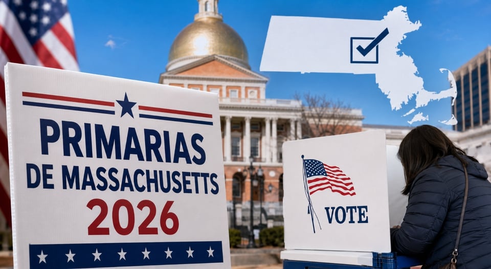 Primarias de Massachusetts 2026: lo que debes saber antes de votar la próxima semana