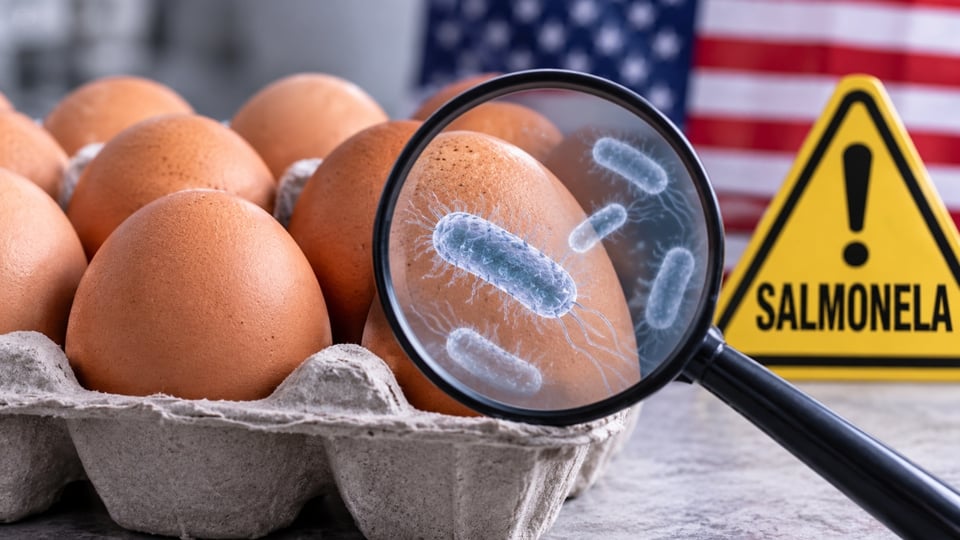 Salmonella outbreak affects 17 states, Salmonella egg recall in the US
