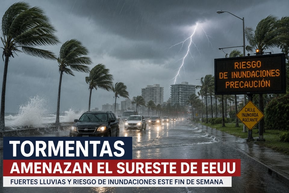 Tormentas en EEUU amenazan planes del fin de semana